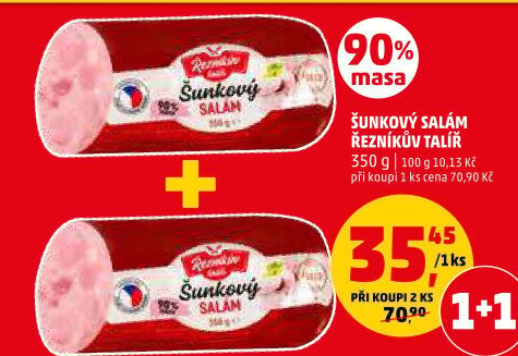 Salám šunkový Řezníkův talíř