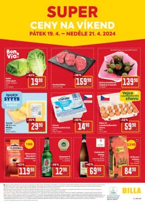 akční leták BILLA 17.4.2024-23.4.2024