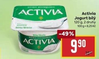 Bílý jogurt Activia Danone