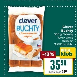 Buchty s náplní Clever