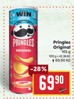 Chipsy Pringles - tubus