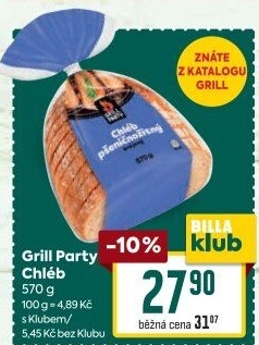 Chléb Grill Party