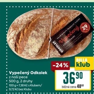 Chléb Vypečený Odkolek