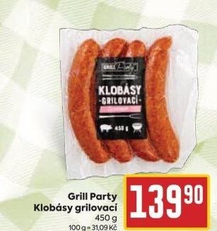 Grilovací klobásy Grill Party