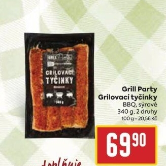 Grilovací tyčinky barbecue Grill Party