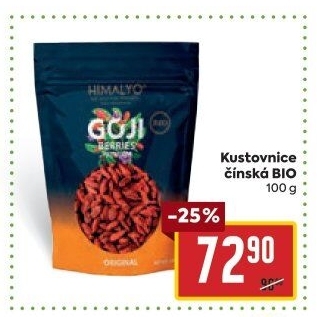 Kustovnice čínská - Goji sušené Bio Himalyo