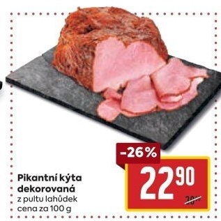 Kýta dekorovaná pikantní