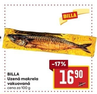 Makrela uzená Billa