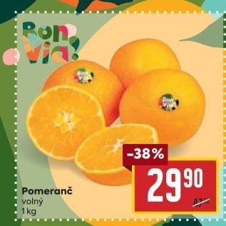 Pomeranče Billa Bonvia