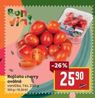 Rajčata cherry Billa Bonvia