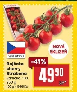 Rajčata cherry keříková Čerstvě utrženo