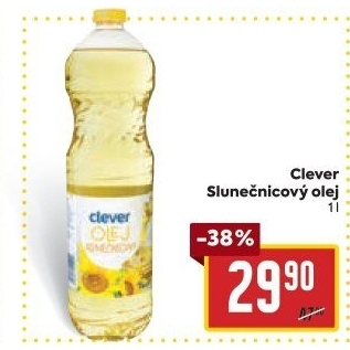 Slunečnicový olej Clever