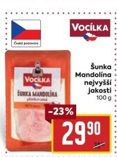 Šunka nejvyšší jakosti Mandolína Vocílka