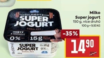 Super jogurt High protein 0% Milko