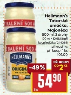 Tatarská omáčka Hellmann'