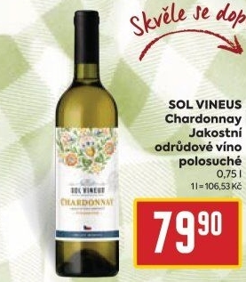Víno Chardonnay Sol Vineus