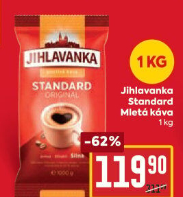Mletá káva Standard Jihlavanka