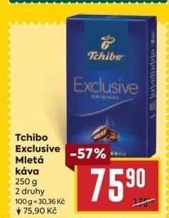 Mletá káva Tchibo Exclusive