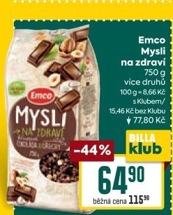Müsli Mysli na zdraví Emco