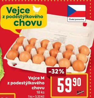 Vejce z podestýlky M