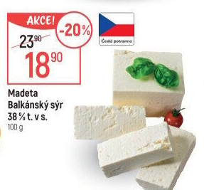 Balkánský sýr Madeta