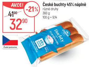 Buchty české s náplní Odkolek
