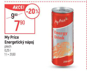 Energetický nápoj My Price