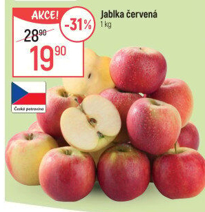 Jablka červená