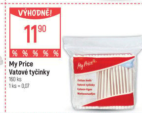 Vatové tyčinky My Price