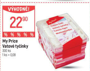 Vatové tyčinky My Price