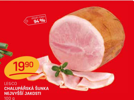 Chalupářská šunka nejvyšší jakosti Le&amp