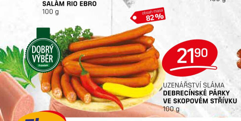 Debrecínské párky Prémium Dobrý Výběr