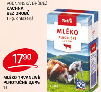 Mléko trvanlivé Tatra - 3,5% plnotučné