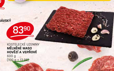 Mleté maso mix Kostelecké uzeniny