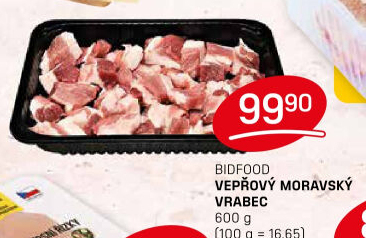 Moravský vrabec Bidfood