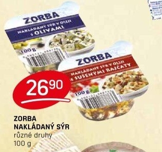 Nakládaný sýr v oleji Zorba