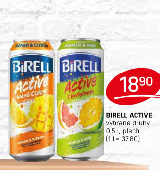 Nealkoholické pivo ochucené Active Birell