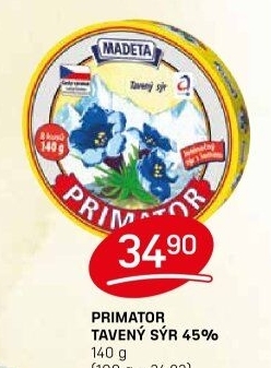 Sýr tavený Primátor Madeta