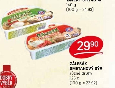 Sýr termizovaný Zálesák