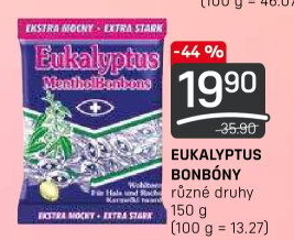 Bonbony mentolové Eukalyptus