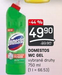Čistič WC gelový Domestos