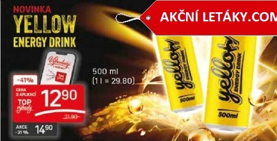 Energetický nápoj Yellow