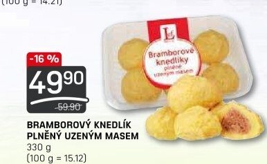 Knedlíky bramborové s uzeným masem Lef