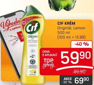 Krémový čistič Cif Cream