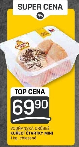Kuřecí čtvrtky Vodňanské kuře