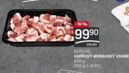 Moravský vrabec Bidfood