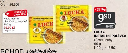 Nudle instantní Lucka