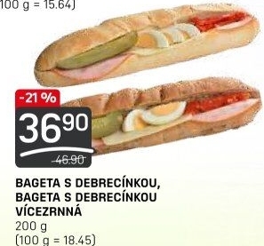 Obložená bageta