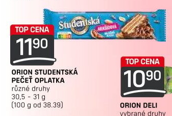 Oplatka Studentská pečeť Orion