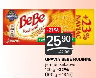 Sušenky Rodinné BeBe Opavia